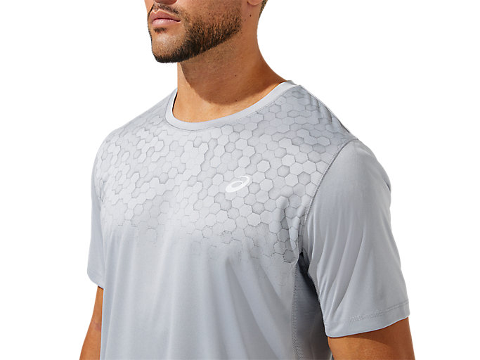 Topy Asics Kratke Sleeve Pr Lyte Panske Siva Svetlo Zelene | 70648-ANOX