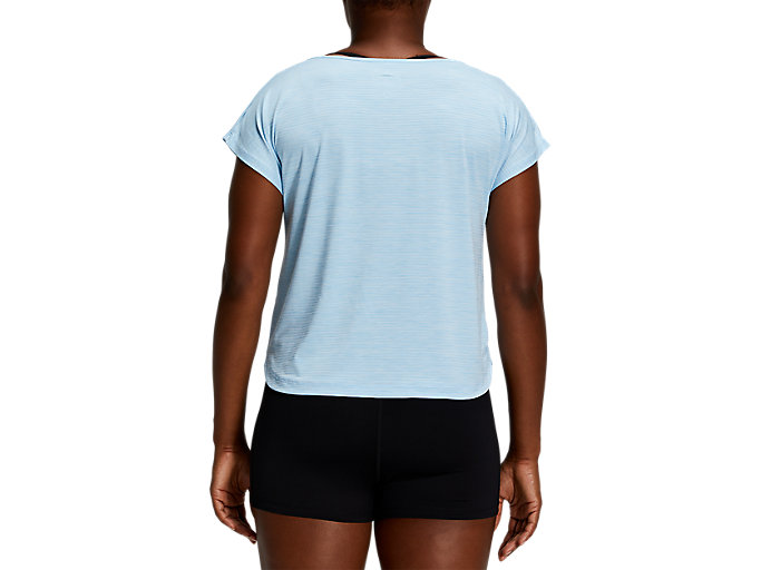 Topy Asics Linear Tréningová Crop Top Damske Modre | 13509-MGQX