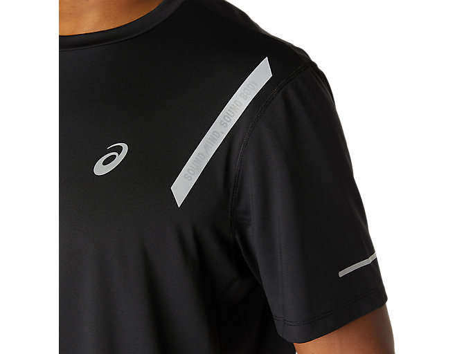 Topy Asics Lite-show Kratke Sleeve Panske Čierne | 53796-WTFG