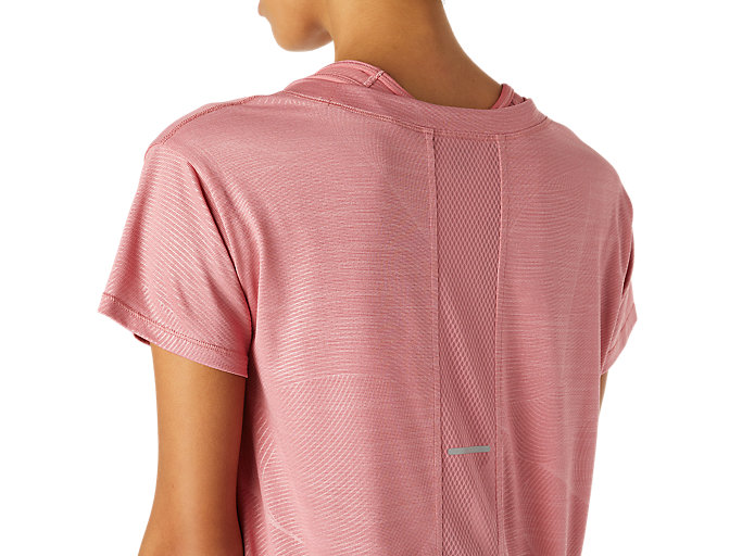 Topy Asics Nagare Kratke Sleeve Damske Ruzove | 83452-VUGA