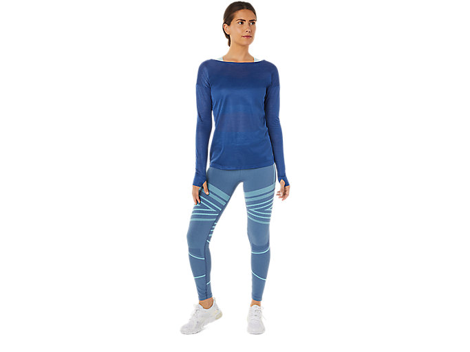 Topy Asics Open Back Long Sleeve Damske Tmavo Siva | 93751-ZUHN