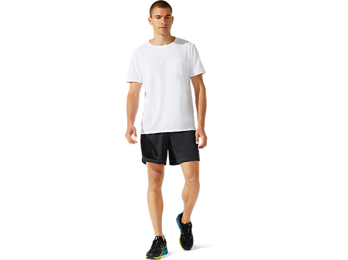 Topy Asics Patched Pocket Kratke Sleeve Panske Biele | 74028-OCUD