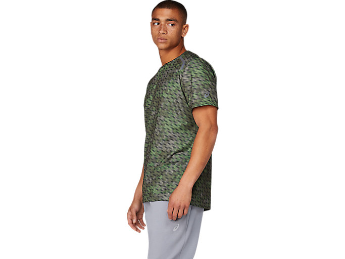 Topy Asics Seasonal Grafika Kratke Sleeve Panske Zelene | 50791-KTUR