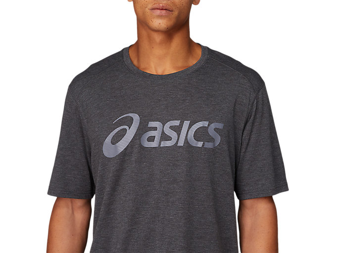 Topy Asics Triblend Tréningová Kratke Sleeve Top Panske Tmavo Siva | 87903-CDJR