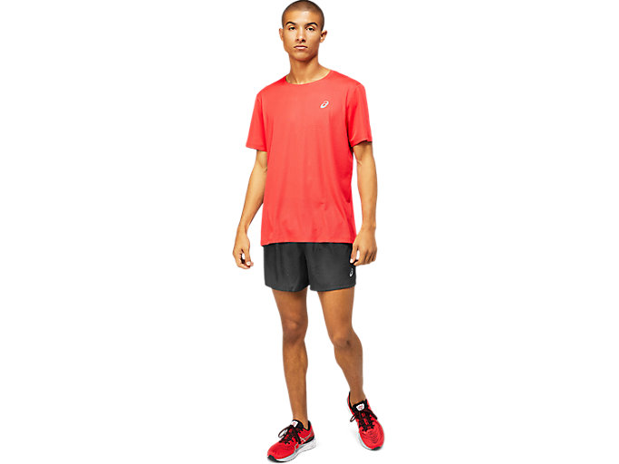 Topy Asics Ventilate Kratke Sleeve Panske Červené | 83740-WEZC