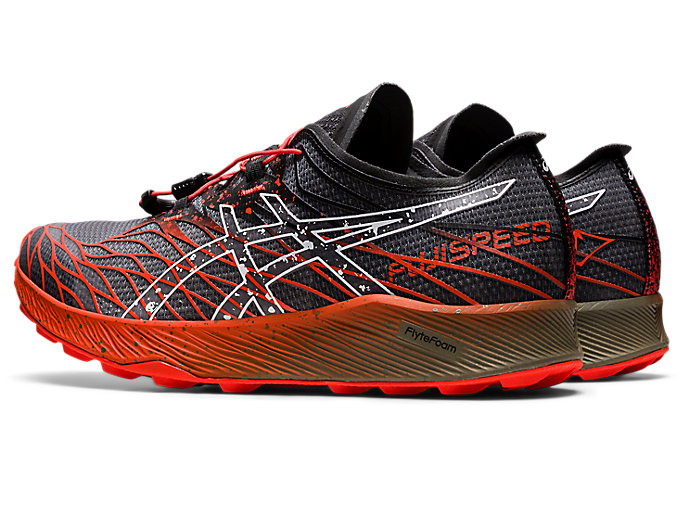 Trailove Bezecke Tenisky Asics Fuji Speed Panske Čierne Ruzove | 56398-QRXB