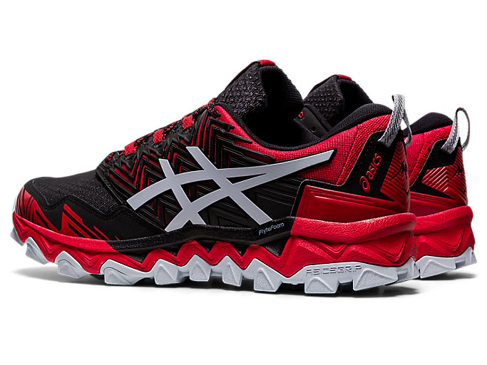 Trailove Bezecke Tenisky Asics Gel-fujitrabuco 8 Panske Červené Siva | 56894-ASDJ