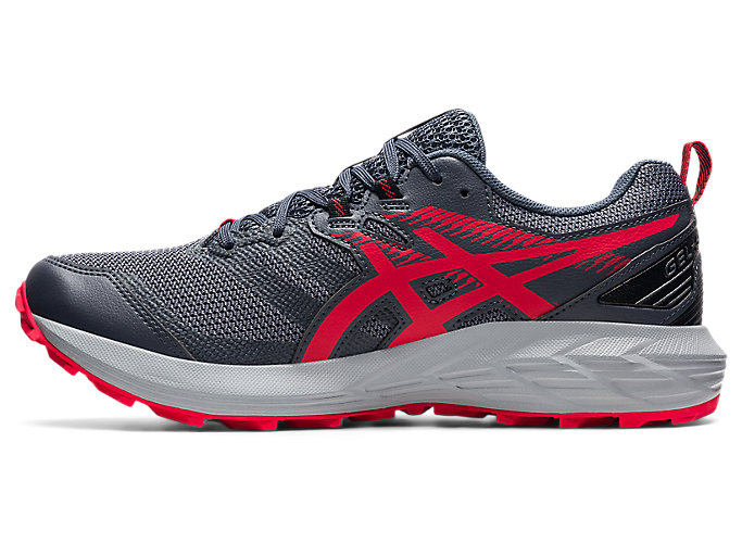 Trailove Bezecke Tenisky Asics Gel-sonoma 6 Panske Siva Červené | 08291-IXUP