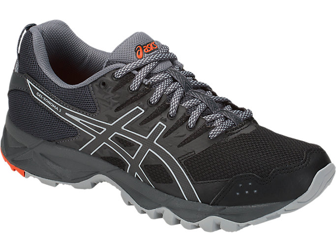 Trailove Bezecke Tenisky Asics Gel-sonoma 3 Damske Čierne Tmavo Siva | 56081-RKUF