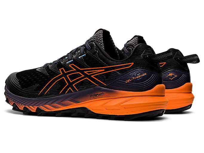 Trailove Bezecke Tenisky Asics Gel-trabuco 10 Panske Čierne Oranžové | 15092-GZBL