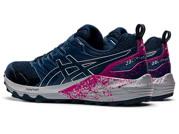 Trailove Bezecke Tenisky Asics Gel-trabuco Terra Damske Modre Strieborne | 18706-QZCT