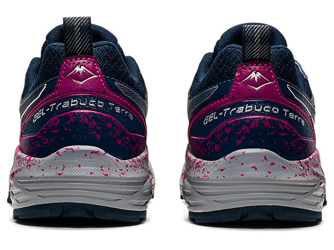 Trailove Bezecke Tenisky Asics Gel-trabuco Terra Damske Modre Strieborne | 18706-QZCT