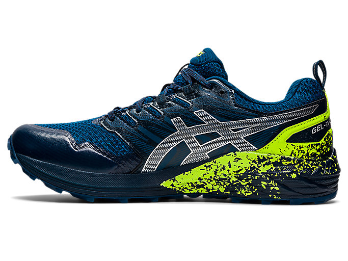 Trailove Bezecke Tenisky Asics Gel-trabuco Terra Panske Modre Strieborne | 68931-SVWF