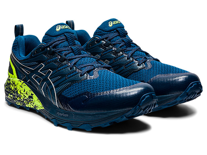 Trailove Bezecke Tenisky Asics Gel-trabuco Terra Panske Modre Strieborne | 68931-SVWF