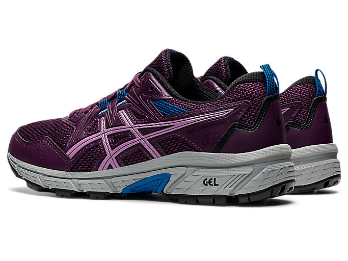 Trailove Bezecke Tenisky Asics Gel-venture 8 (D) Damske Tmavo Nachový Čierne | 06254-OBFZ