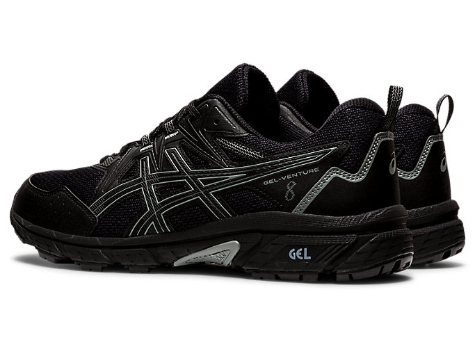 Trailove Bezecke Tenisky Asics Gel-venture 8 (4e) Panske Čierne Čierne | 15937-RKDC