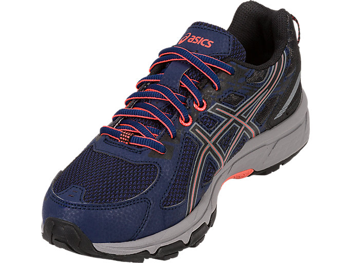 Trailove Bezecke Tenisky Asics Gel-venture 6 Damske Indigo Modre Čierne Koralove | 48217-VKPW