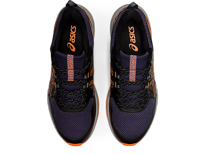 Trailove Bezecke Tenisky Asics Gel-venture 8 (4e) Panske Čierne Oranžové | 52036-NKUD