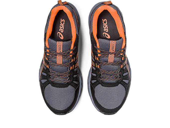 Trailove Bezecke Tenisky Asics Gel-venture 7 (4e) Panske Tmavo Siva Oranžové | 52761-HIOW