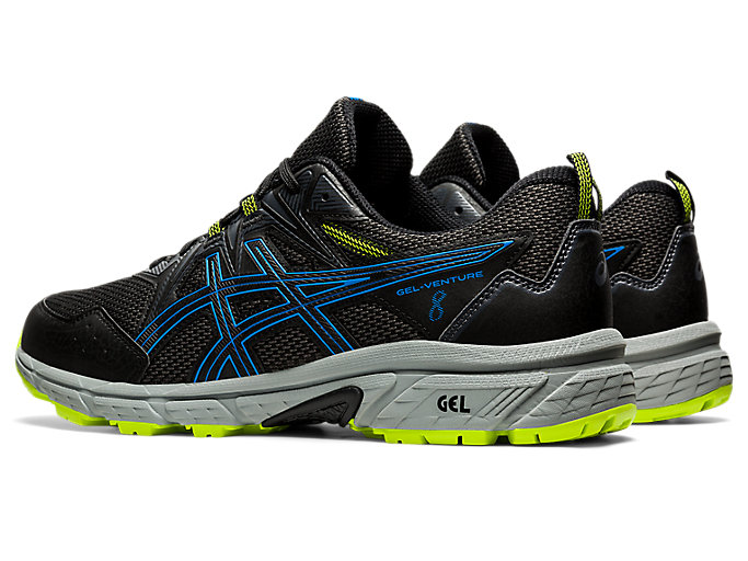 Trailove Bezecke Tenisky Asics Gel-venture 8 Panske Čierne Modre | 53190-FOKB