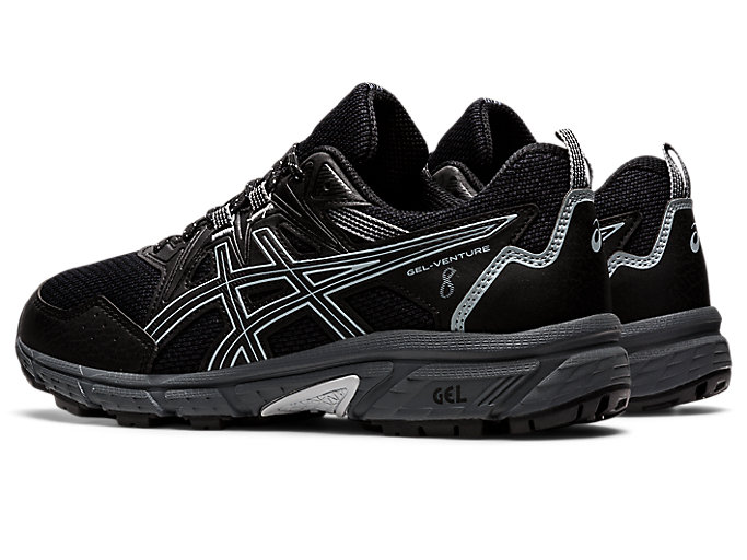 Trailove Bezecke Tenisky Asics Gel-venture 8 Damske Čierne Siva | 54617-QWOT