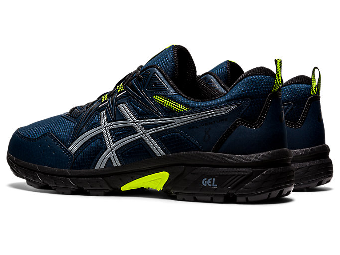 Trailove Bezecke Tenisky Asics Gel-venture 8 Awl Panske Modre Žlté | 58627-WLRQ