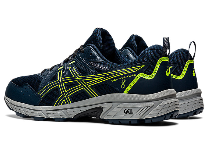 Trailove Bezecke Tenisky Asics Gel-venture 8 (4e) Panske Modre Zelene | 60849-KJBI