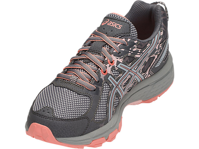 Trailove Bezecke Tenisky Asics Gel-venture 6 Damske Tmavo Siva Siva Ruzove | 70596-SMFI