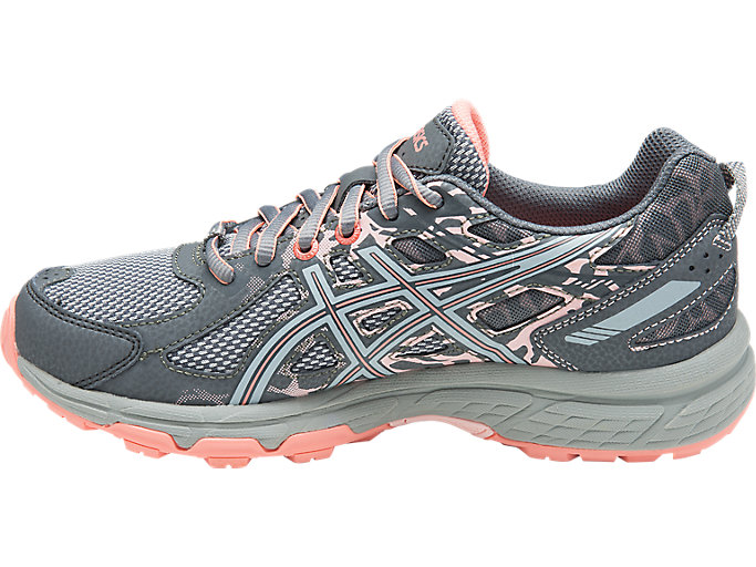 Trailove Bezecke Tenisky Asics Gel-venture 6 Damske Tmavo Siva Siva Ruzove | 70596-SMFI