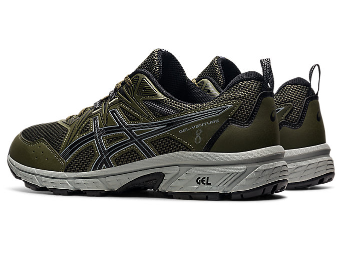 Trailove Bezecke Tenisky Asics Gel-venture 8 Panske Olivovo Zelená Čierne | 93625-VGJW