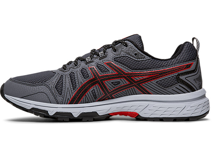 Trailove Bezecke Tenisky Asics Gel-venture 7 Panske Čierne Červené | 93762-ARSB