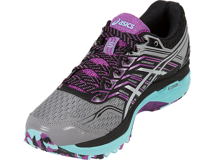 Trailove Bezecke Tenisky Asics Gt-2000 5 Damske Siva Strieborne Nachový | 23904-WCKD