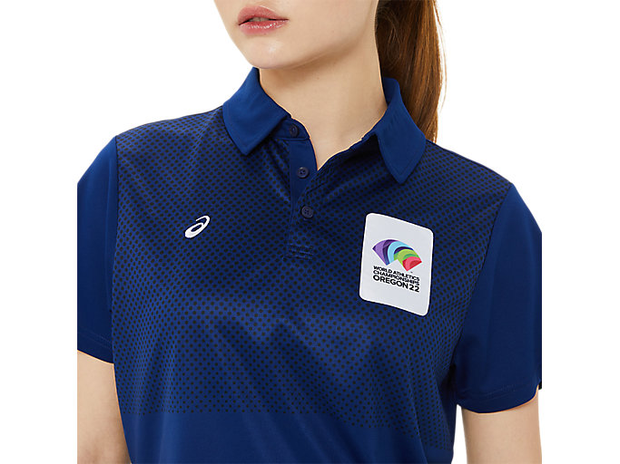 Tricko Asics Hex Gradient Polo Wch Damske Tmavo Modre | 37586-OJHD