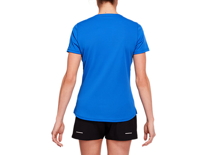 Tricko Asics La Marathon Pr Kratke Sleeve Damske Modre | 20736-JWBL