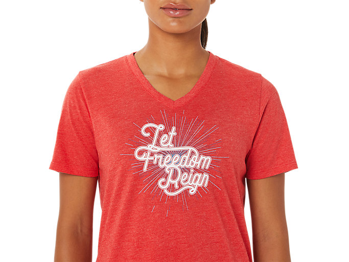 Tricko Asics Let Freedom Reign Tee Damske Červené | 97410-WDOT