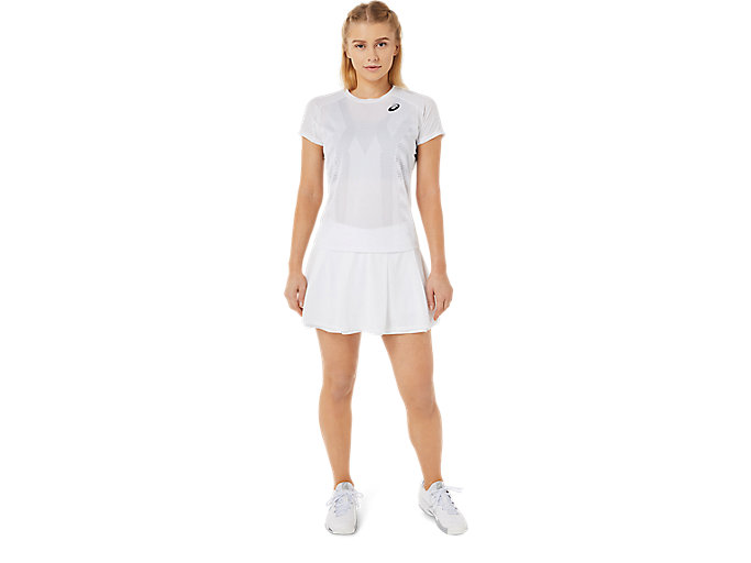 Tricko Asics Match Grafika Kratke Sleeve Tee Damske Biele | 89053-EXWL