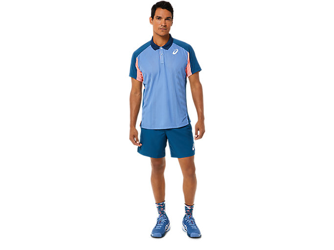 Tricko Asics Match Polo-shirt Panske Svetlo Indigo | 64138-EPRZ