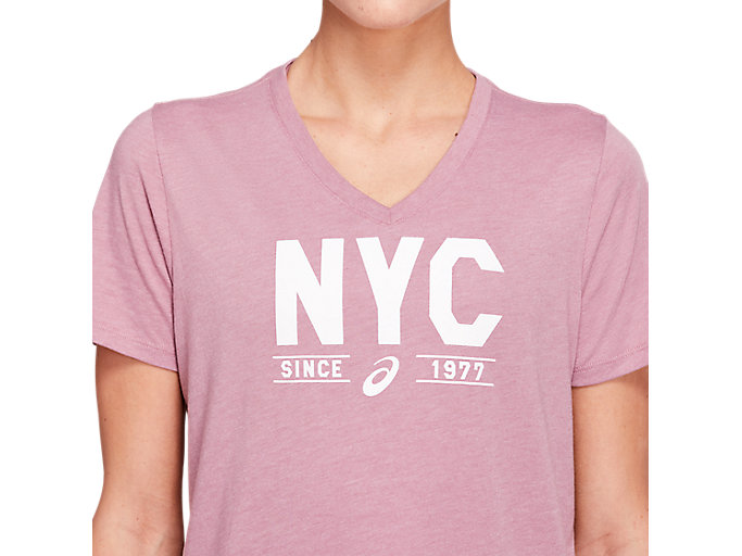 Tricko Asics Nyc 1977 V-neck Damske Nachový | 81753-UXAE