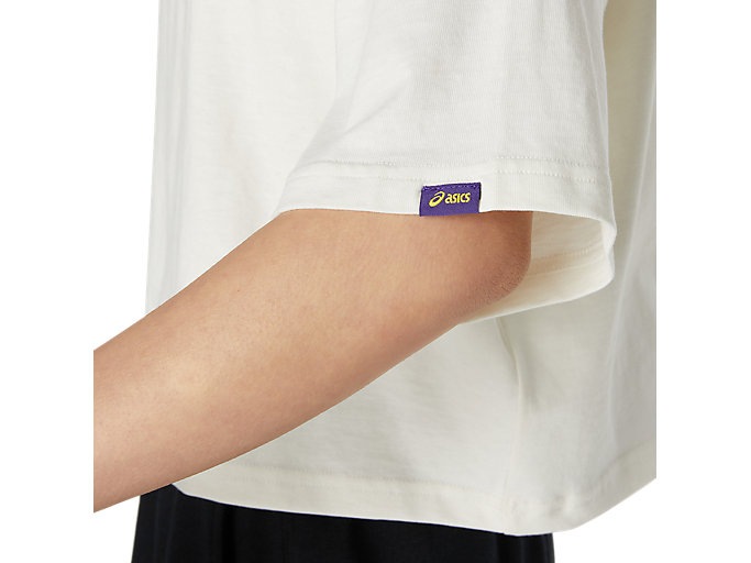 Tricko Asics One Point Grafika Kratke Sleeve Tee Damske Krém | 61853-JZNW