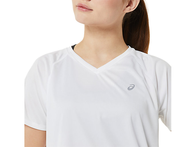 Tricko Asics Ready-set Lyte V-neck Damske Biele | 39260-PQEL