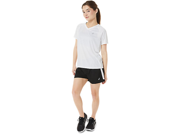 Tricko Asics Ready-set Lyte V-neck Damske Biele | 39260-PQEL