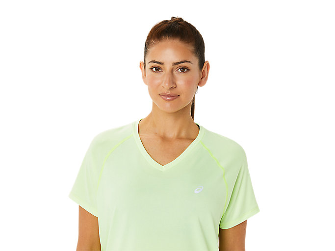 Tricko Asics Ready-set Lyte V-neck Damske Žlté | 75862-RKNW