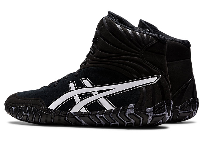 Zápasnícke Topánky Asics Aggressor 5 Panske Čierne Biele | 02638-KZBY