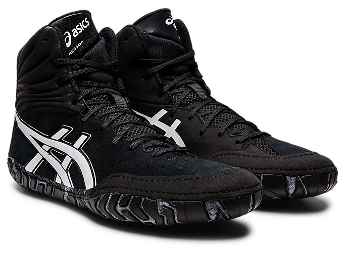 Zápasnícke Topánky Asics Aggressor 5 Panske Čierne Biele | 02638-KZBY