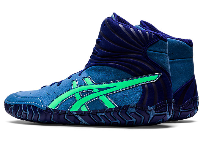 Zápasnícke Topánky Asics Aggressor 5 Panske Modre | 79561-NMJK