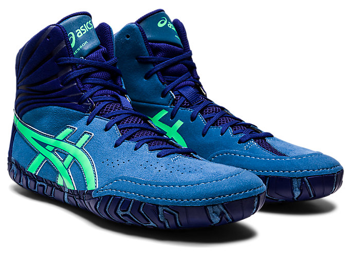 Zápasnícke Topánky Asics Aggressor 5 Panske Modre | 79561-NMJK