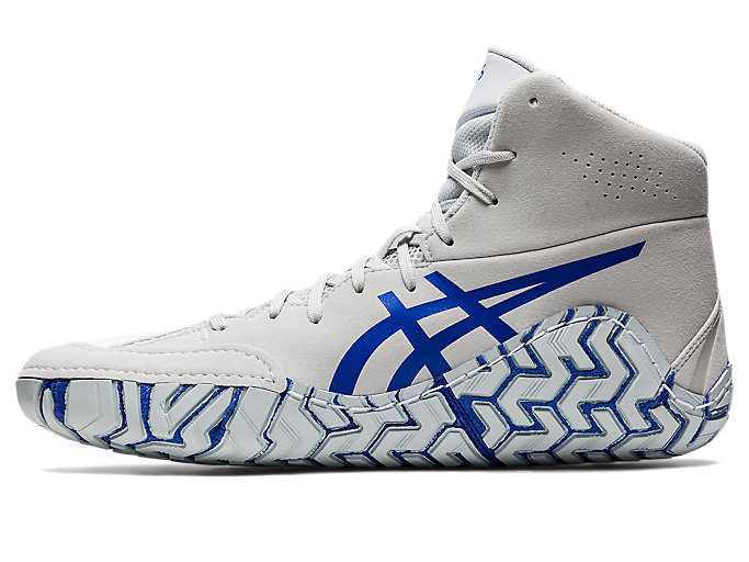 Zápasnícke Topánky Asics Aggressor 5 Panske Biele Modre | 93256-POGS