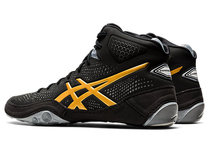 Zápasnícke Topánky Asics Dan Gable Evo 2 Panske Čierne Zlate | 25716-IRDK