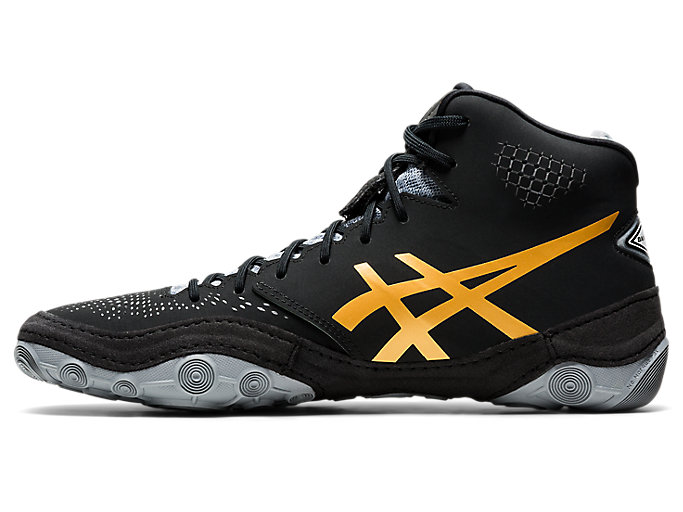 Zápasnícke Topánky Asics Dan Gable Evo 2 Panske Čierne Zlate | 25716-IRDK