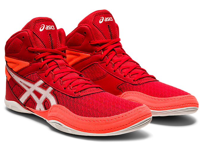 Zápasnícke Topánky Asics Matflex 6 Panske Červené Koralove | 31874-BKPR